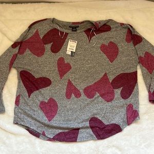 NWT Heart Long Sleeve Shirt